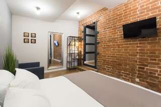 Апартаменты Cozy studio in the Center - Podilskyi lane 7 Харьков Апартаменты с 1 спальней-7